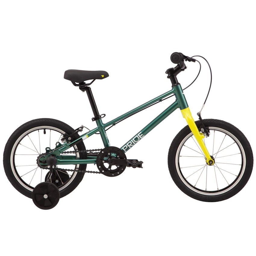 Велосипед 16" Pride GLIDER 16 2023 зеленый