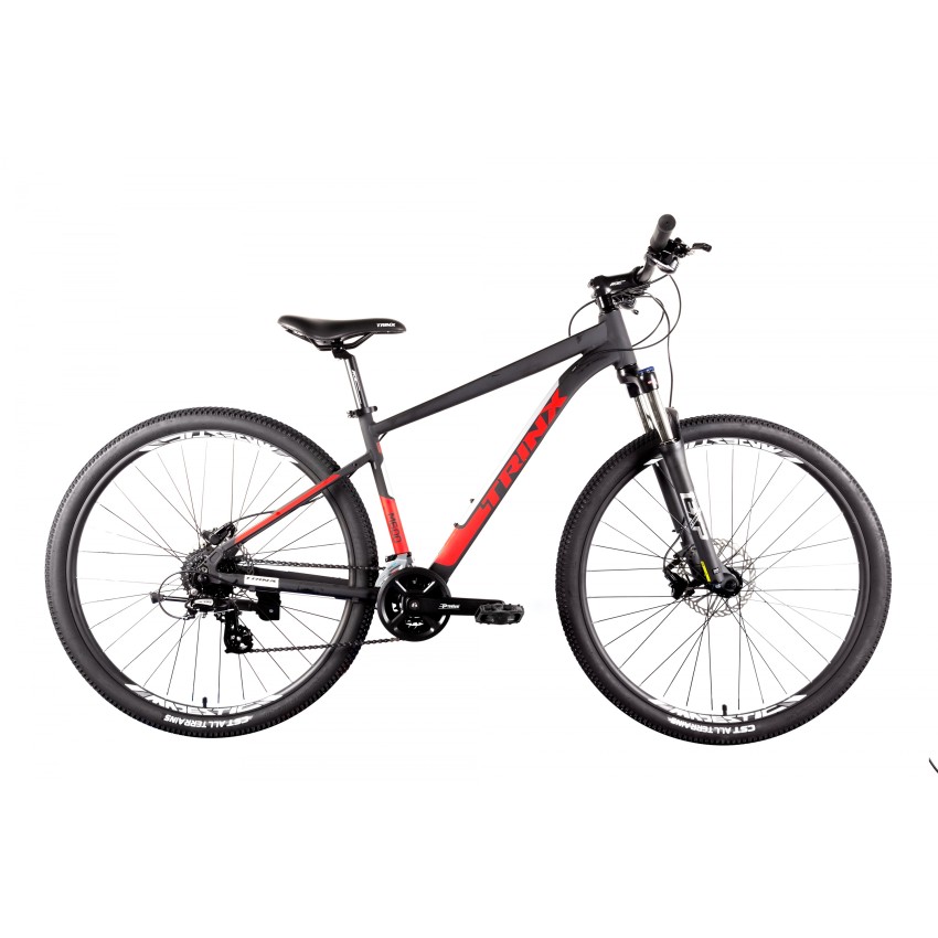Велосипед 27,5" Trinx M600 Elite 2022 рама-21" Matt-Black-White-Red (10700116)