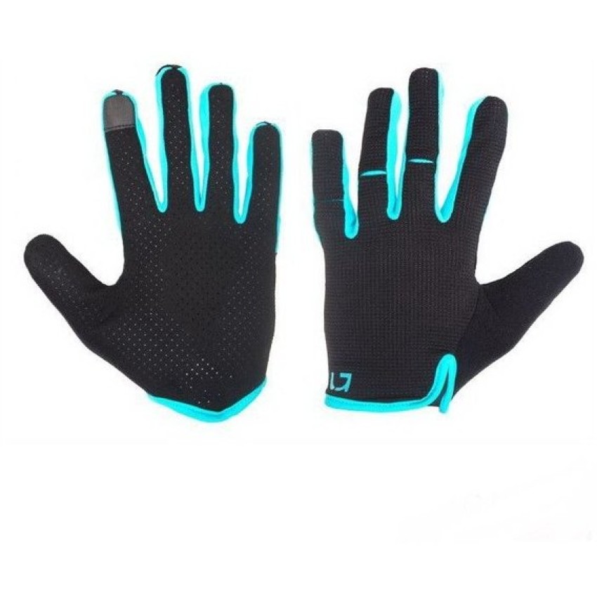 Перчатки Green Cycle Punch с закрытыми пальцами M черно-синие