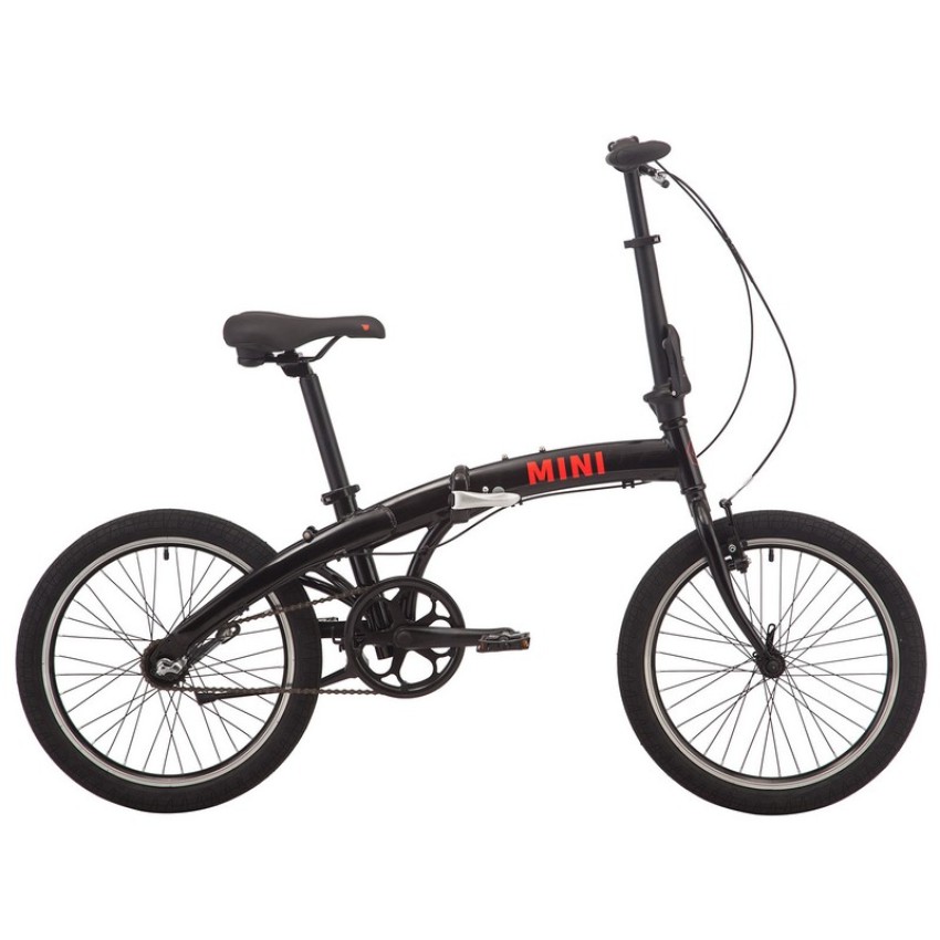 Велосипед 20" Pride MINI 3 черный/ярко-красный 2019