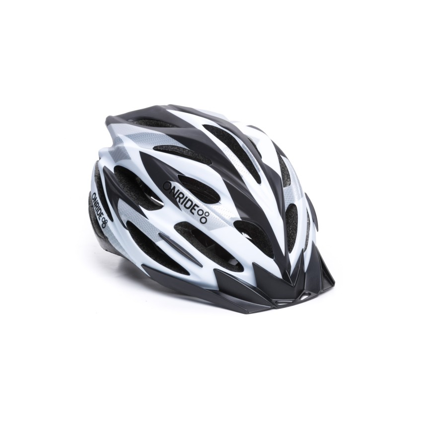Шлем OnRide Grip матовый, белый/черный/серый L (58-61 см)