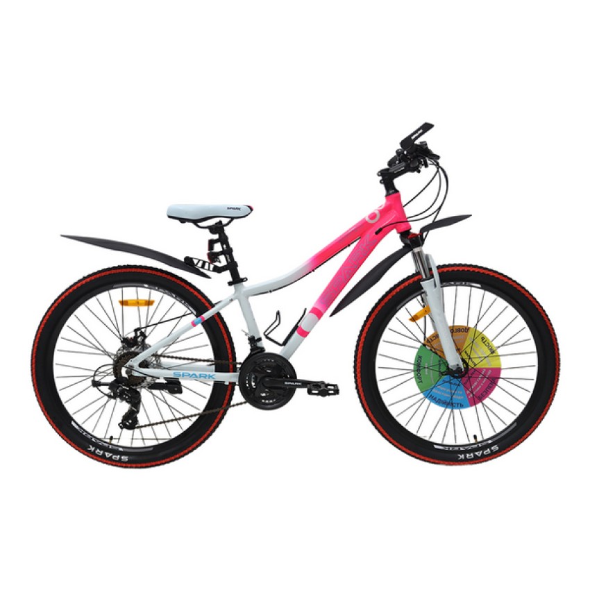 Велосипед 26" Spark Montero рама-13" 2024 неоновый розовый