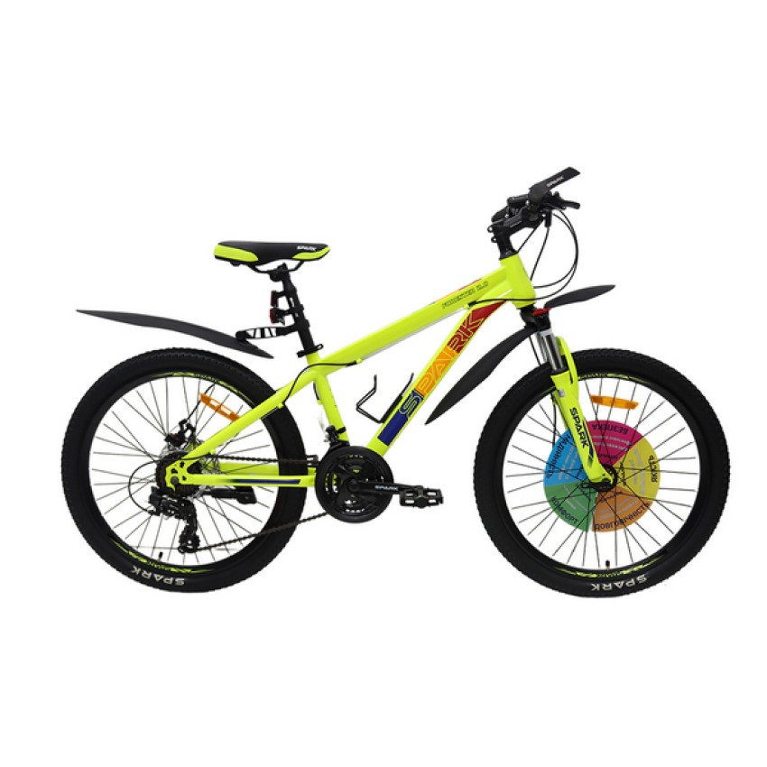 Велосипед 24" Spark Forester 2.0 рама-11" 2024 неоновый лаймовый