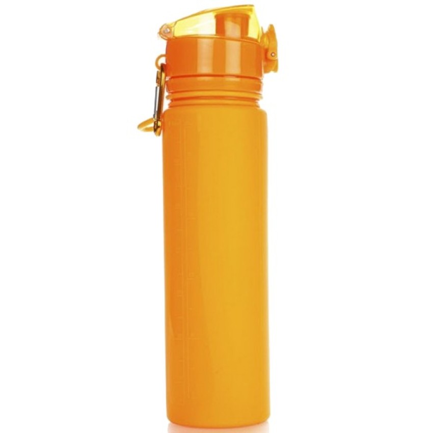 Бутылка TRAMP силиконовая 700 мл, Оранжевый