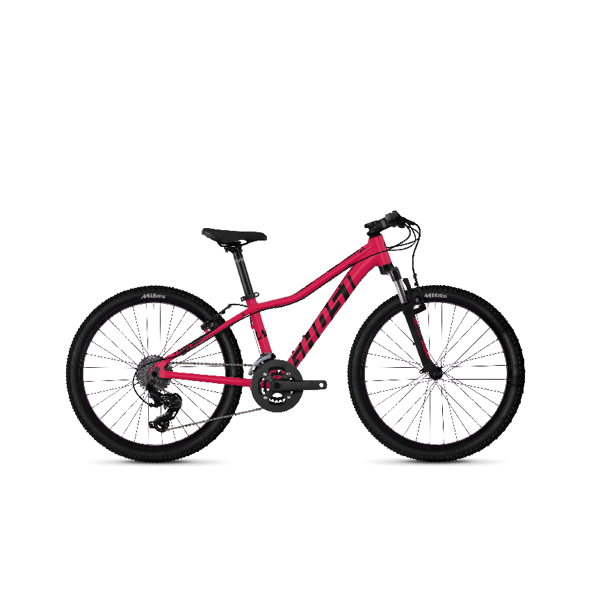 Велосипед Ghost Lanao 2.4 24", красно-черный, 2019