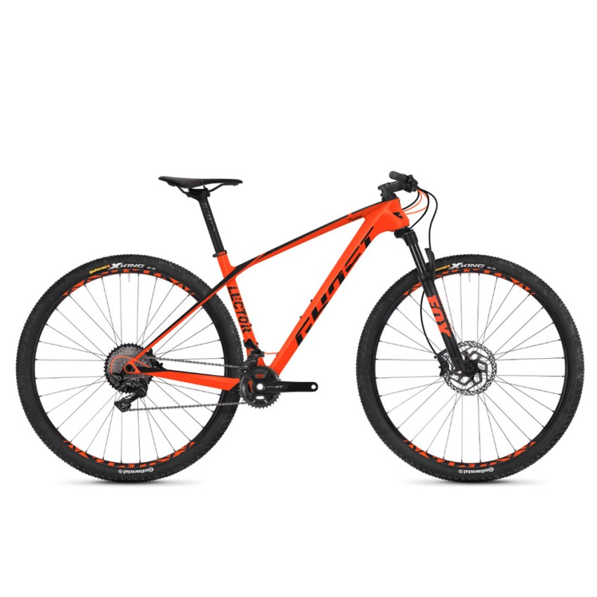 Велосипед Ghost Lector 4.9 29", карбон, рама L ,оранжево -черный, 2018