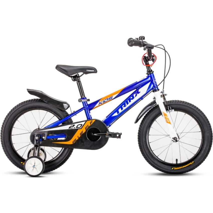 Детский велосипед Blue Elf 2.0 Trinx 16" 2021 Blue-white-orange-blue(10630096)
