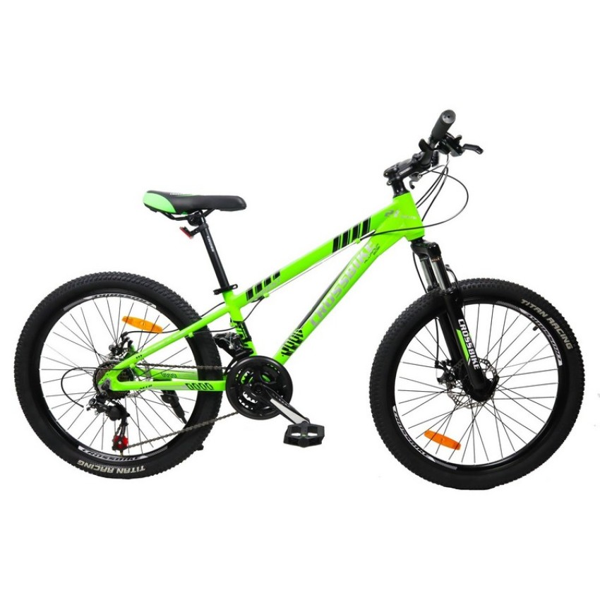 Велосипед 24" CrossBike Everest Рама-11" зеленый