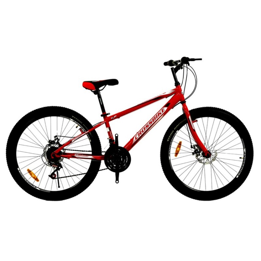 Велосипед 26" CrossBike Spark D Рама-13" красный