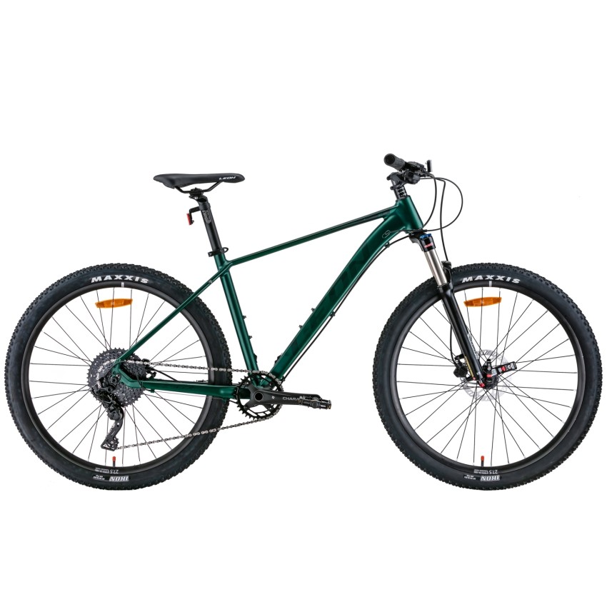 Велосипед 27,5" LEON XC-40 AM Hydraulic lock out HDD 2022 рама - 18" (зеленый с черным)