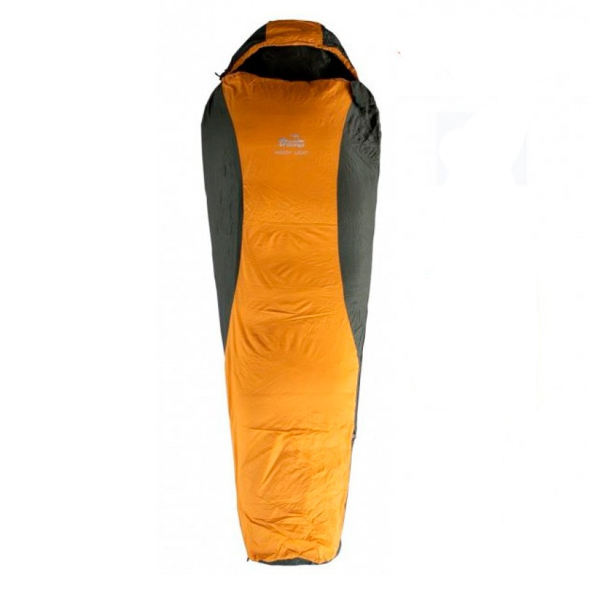 Спальный мешок Tramp Windy Light кокон правый желтый/серый 220/80-55 UTRS-055