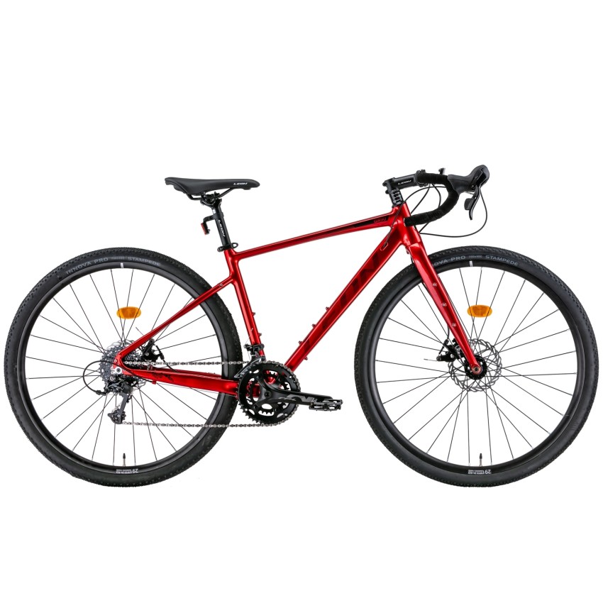 Велосипед 28" LEON GR-90 DD 2022 рама - L (красный с черным)