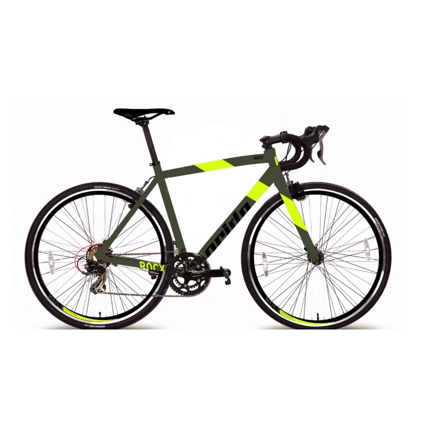 Велосипед 28" Pride RoCX 8.2 рама - 58 см хаки / лайм 2018