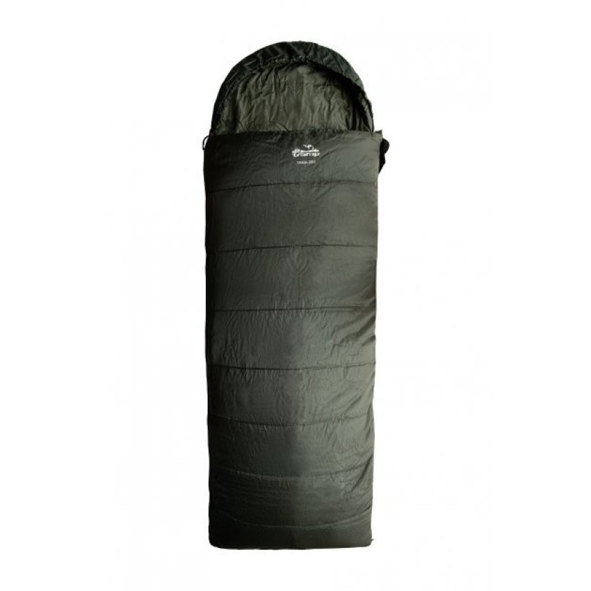 Спальный мешок Tramp Taiga 400 одеяло с капюшон левый олива 220/80 UTRS-060R