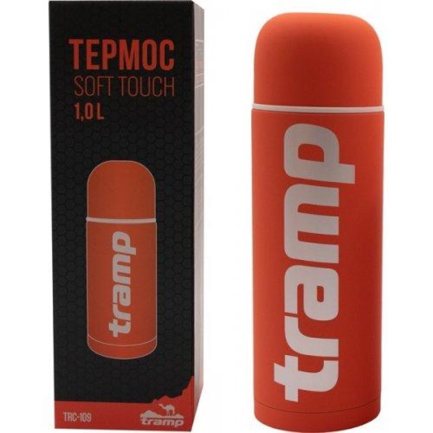 Термос Tramp Soft Touch 1,0 л оранжевый (TRC-109-orange)
