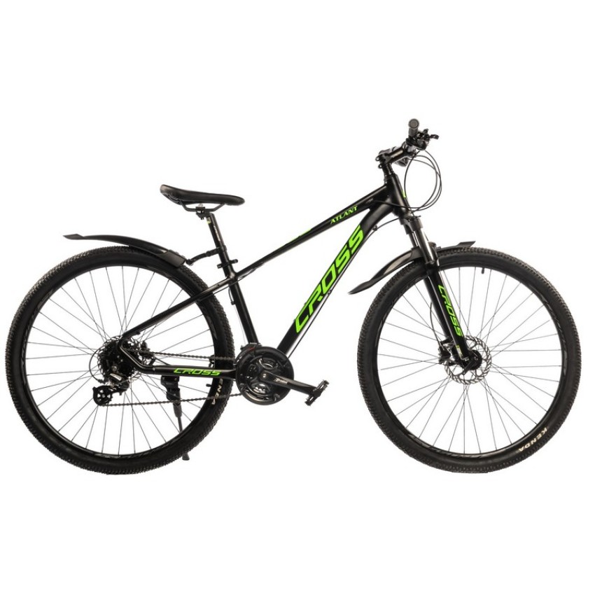Велосипед 29" Cross Atlant Рама-15" черно-зеленый