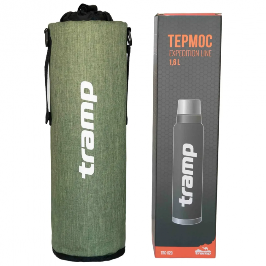 Термочехол для термоса Tramp 1,6л оливковый (TRA-292-olive-melange)
