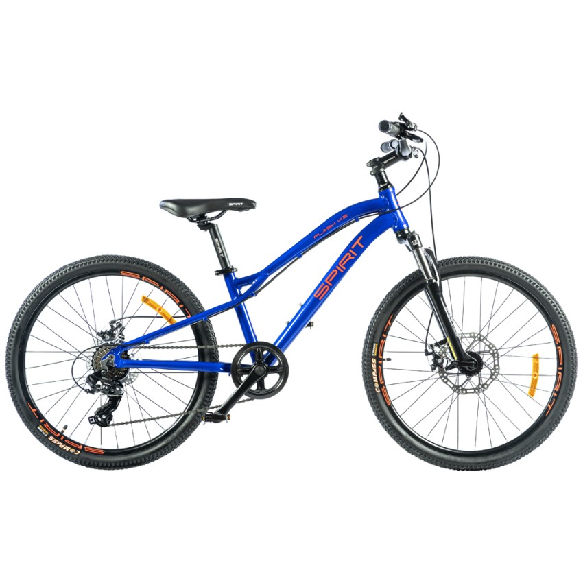 Велосипед Spirit Flash 4.2 24", рама Uni, синий/матовый, 2021