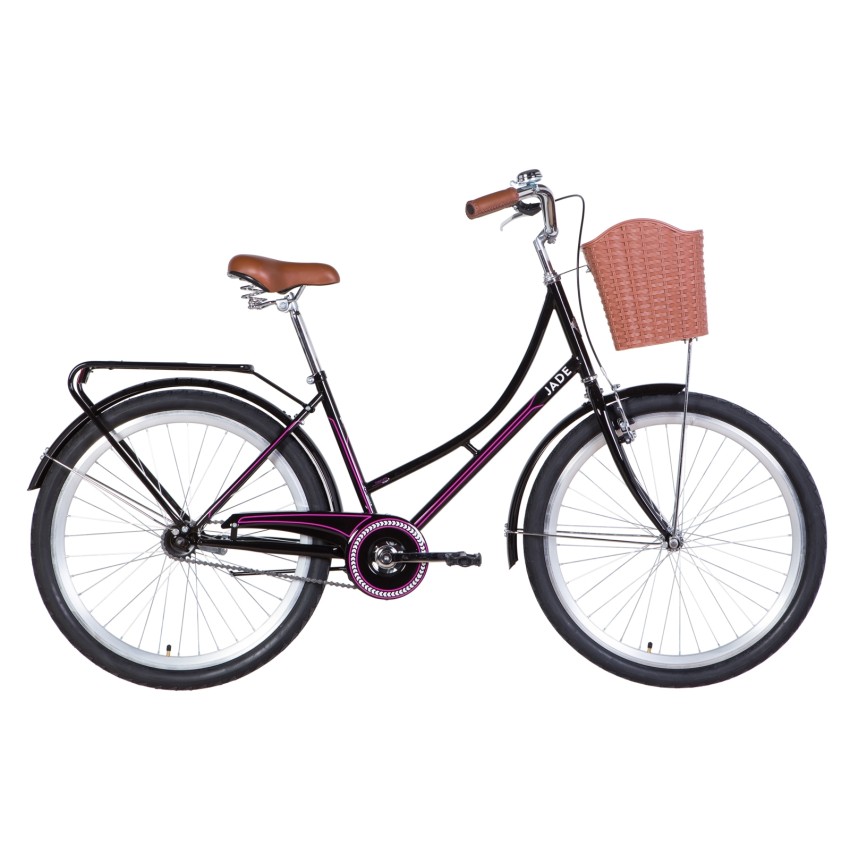 Велосипед 26" Dorozhnik JADE 2021 (черно-розовый)