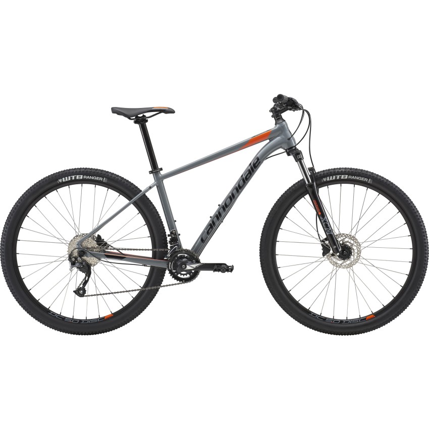 Велосипед 29" Cannondale Trail 7 SGY рама - L серый с оранжевым 2018