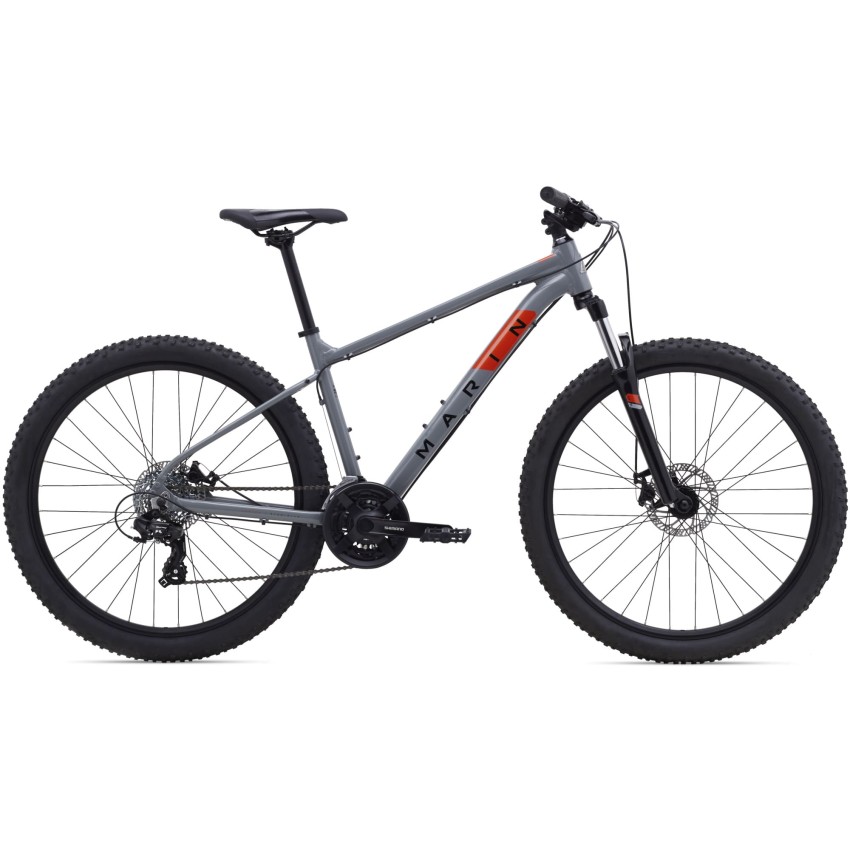 Велосипед 29" Marin BOLINAS RIDGE 1 рама - XL 2023 Gloss Grey/Black/Roarange