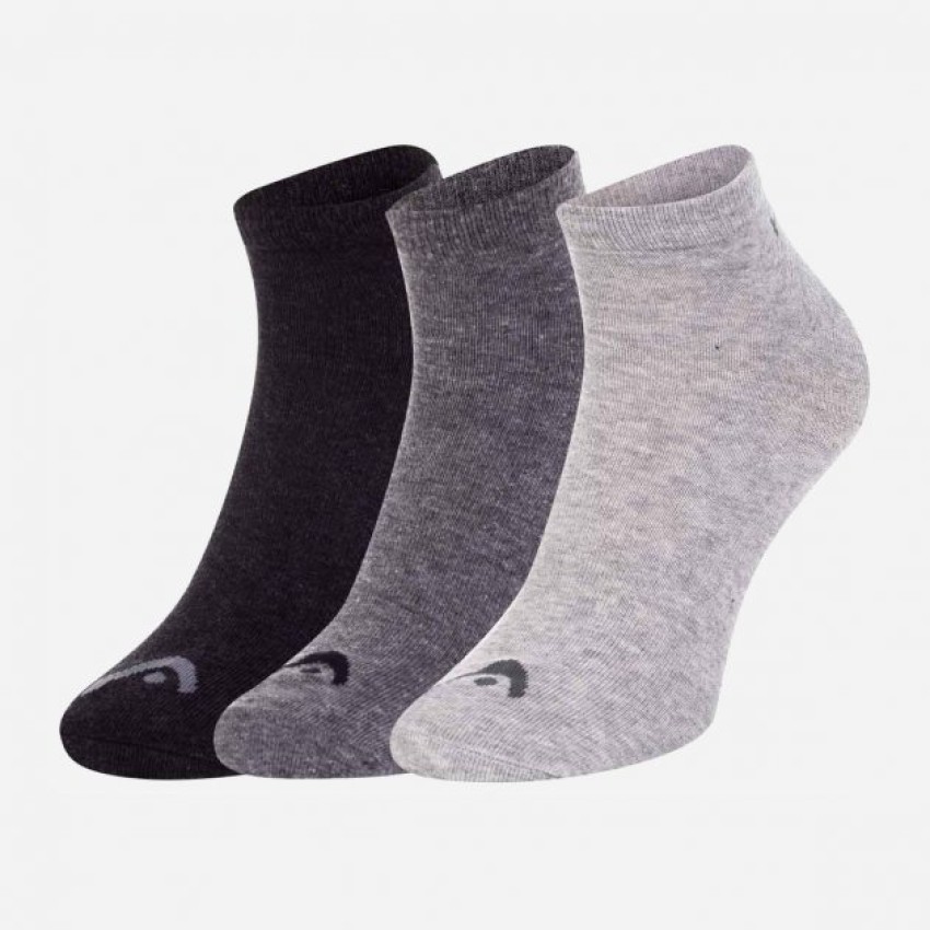 Шкарпетки Head SNEAKER 3P UNISEX сірий, білий, чорний Уні 35-38 (8720245179829)