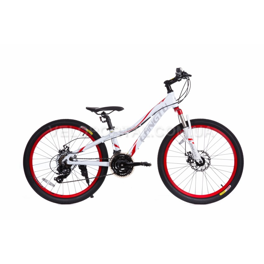 Велосипед 24" Langtu KLT700S Белый/ Красный