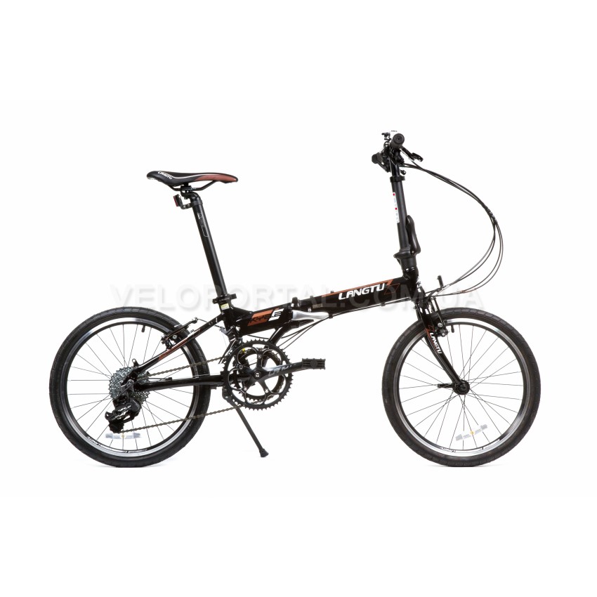 Велосипед 20" Langtu KY8216 Черный/ Коричневый
