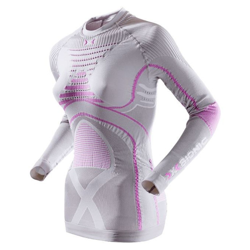 Термофутболка женская с длинным рукавом X-Bionic Radiactor Evo Shirt Long Sleeves Round Neck Woman I020318-S050