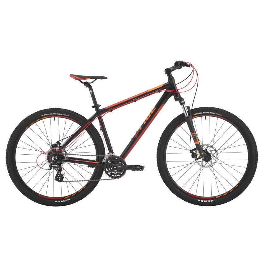 Велосипед 29" Pride Rebel 9.2 рама - 19" черный/красный/оранжевый 2017