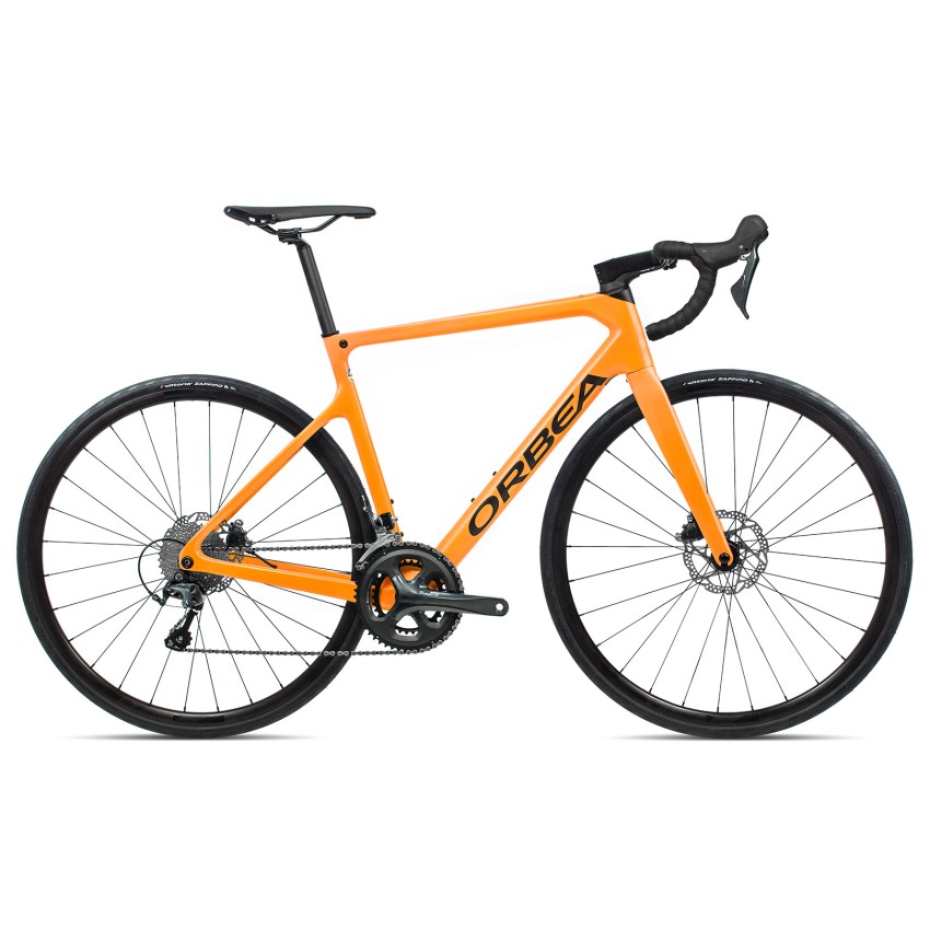 Велосипед Orbea Orca M40 57 2021 Amber Orange (Gloss)- Black (Matte) (L12257B8)