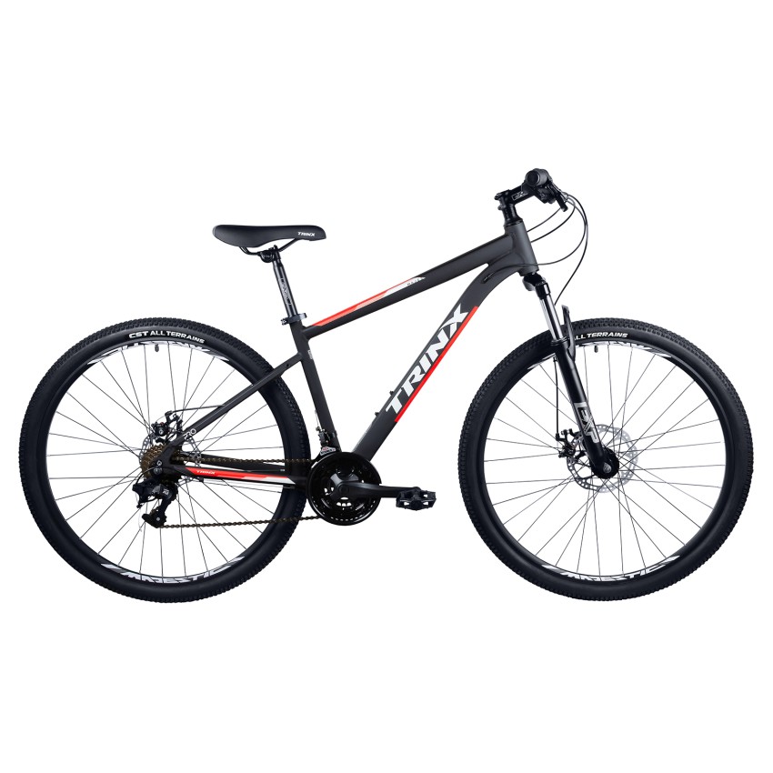 Велосипед 29" Trinx M100 Pro 2022 рама-21" Matt-Black-Red-White (10700159)