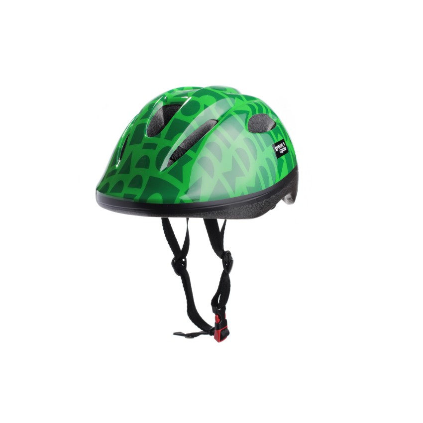 Шлем детский Green Cycle FLASH размер 48-52см зеленый лак
