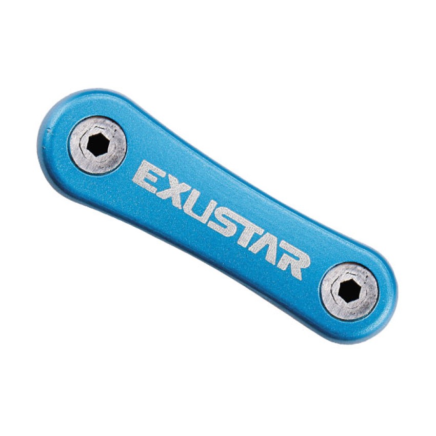 Набор шестигран. EXUSTAR E-T16 (6/5/4/3/25/2 mm) 8 функц. синий