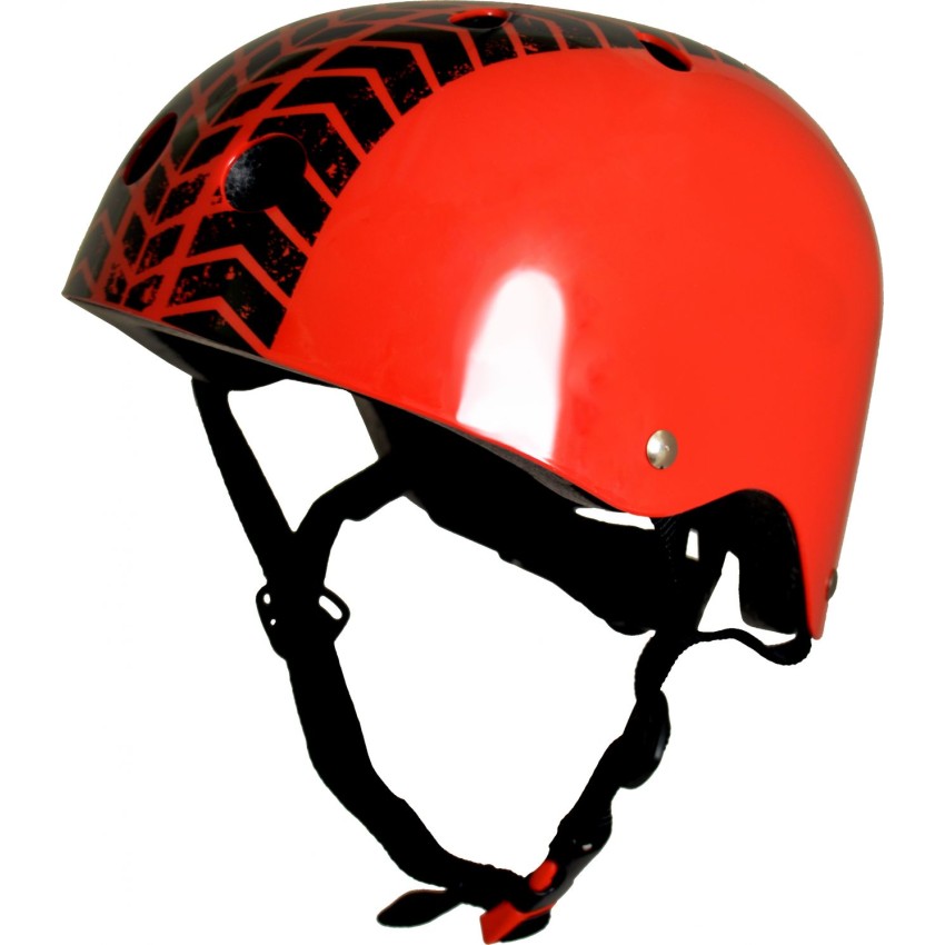Шлем детский Kiddimoto красно-черный (48-53) S