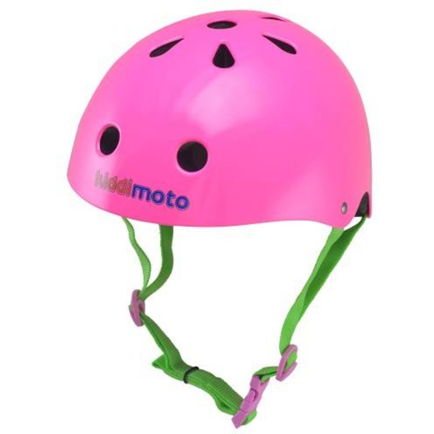 Шлем детский Kiddimoto неоновый розовый  (48-53) S