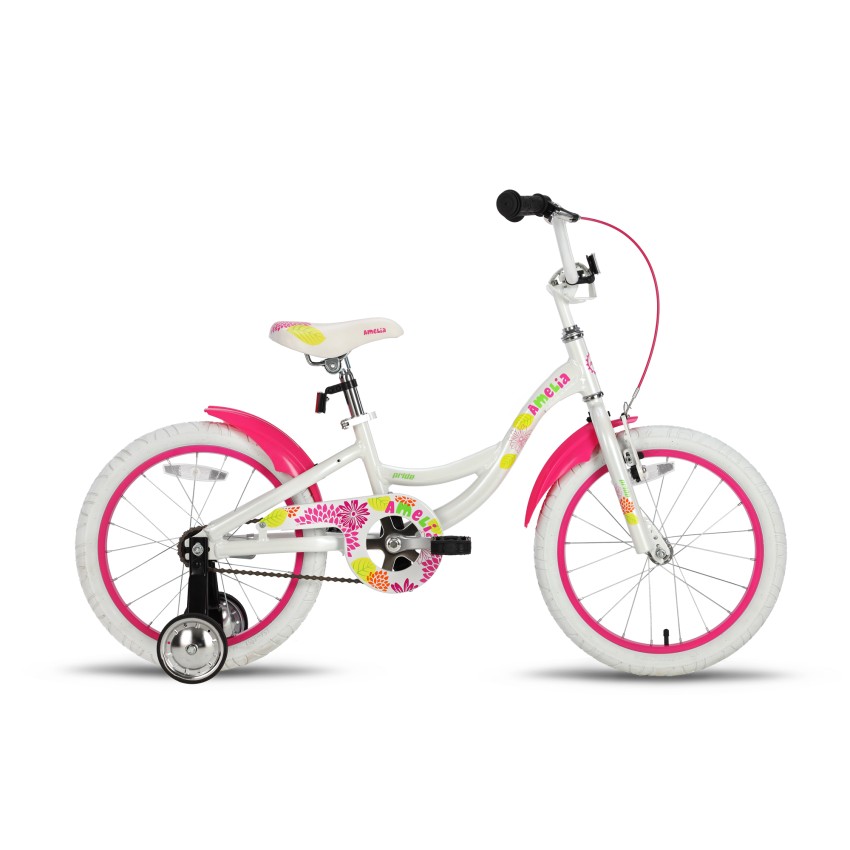 Велосипед PRIDE AMELIA 18'' бело-розовый (SKD-18-85)