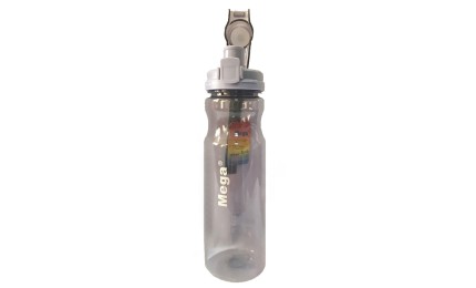 Бутылка спортивная пластиковая Mega Tritan 0,9 л фиолетовая