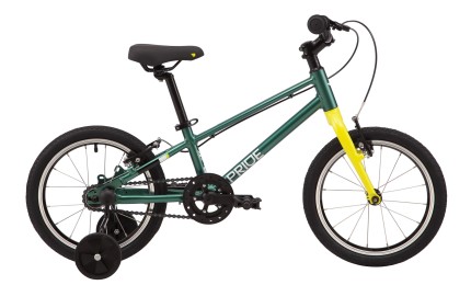 Велосипед 16" Pride GLIDER 16 2023 зеленый