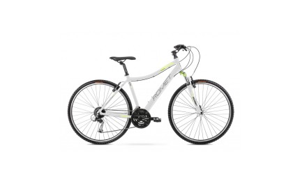 Велосипед ROMET Orkan 2 D 26" бело-зеленый 2020 рама M 17"