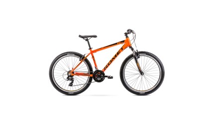 Велосипед ROMET Rambler R6.0 26" оранжевый 2021 рама S 14"