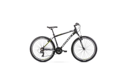 Велосипед ROMET Rambler R6.0 26" черный 2021 рама S 14"