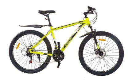Велосипед 27,5" Spark Hunter рама-19" 2023 желтый с черным