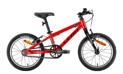 Велосипед 16" LEON GO Vbr 2022 рама - 8" (красный с черным)