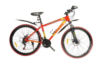 Велосипед 27,5" Spark Hunter рама-17" 2023 оранжевый