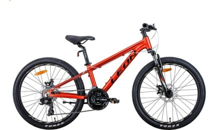 Велосипед 24" LEON JUNIOR AM DD 2021 (красный)