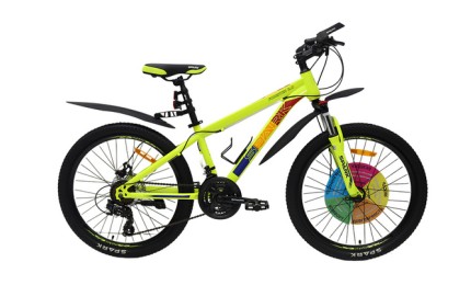 Велосипед 24" Spark Forester 2.0 рама-11" 2024 неоновый лаймовый