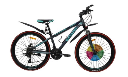 Велосипед 26" Spark Forester 2.0 рама-13" 2024 темно-графитовый