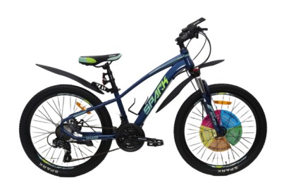 Велосипед 24" Spark Sharp рама-12" 2024 темно-синий