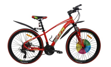 Велосипед 26" Spark Sharp рама-14" 2024 неоновый красный